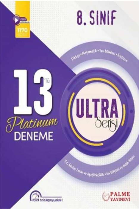 8. Sınıf Ultra 13 lü Platinum Deneme Palme Yayınevi