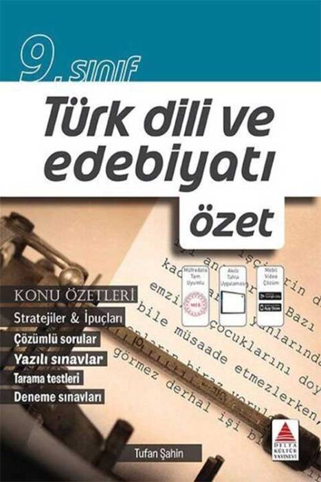 9. Sınıf Türk Dili ve Edebiyatı Konu Özeti Delta Kültür Yayınevi