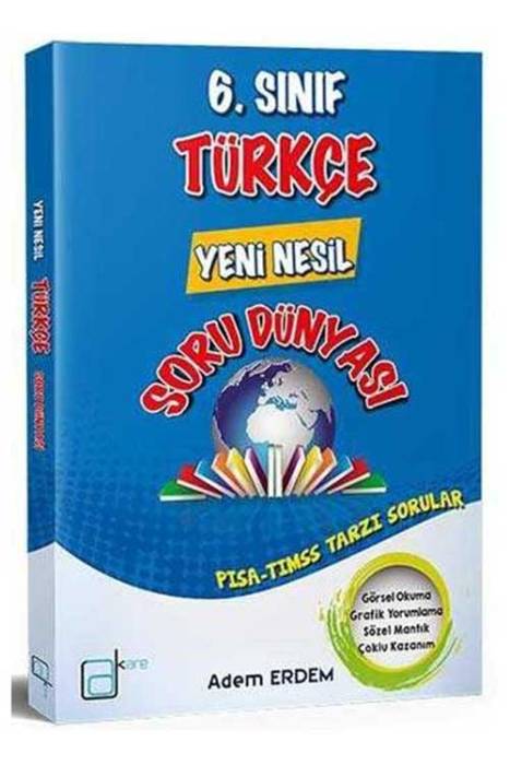 A Kare 6. Sınıf Türkçe Yeni Nesil Soru Dünyası A Kare Yayınları