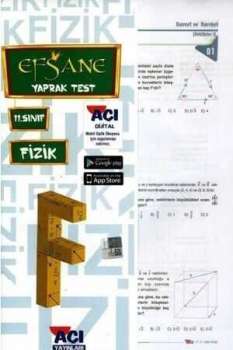 Açı 11.Sınıf EFSANE Fizik Çek Kopart Yaprak Test Açı Yayınları - Thumbnail