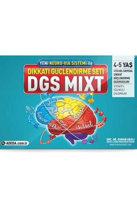 Adeda DGS MIXT Dikkati Güçlendirme Seti 4-5 Yaş Adeda Yayınları