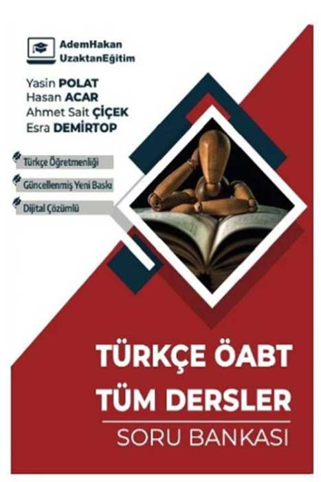 UZEM ÖABT Türkçe Tüm Dersler Soru Bankası Adem Hakan Yayınları