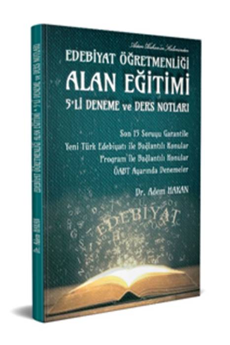Adem Hakan Uzem 2022 Öabt Türk Dili ve Edebiyatı Alan Eğitimi 5'li Deneme ve Ders Notları
