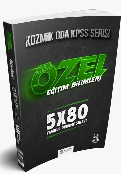  Akademi Denizi KPSS Kozmik Oda Eğitim Bilimleri Özel 5 x 80 Fasikül Deneme Akademi Denizi Yayınları