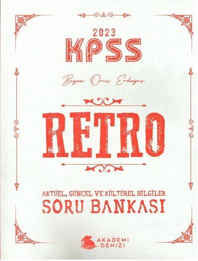  KPSS Retro Aktüel Güncel Soru Bankası Akademi Denizi