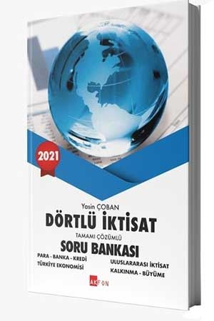 Akfon Dörtlü İktisat Tamamı Çözümlü Soru Bankası Akfon Yayınları