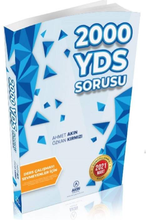 Akın Dil 2000 YDS Sorusu Akın Publishing