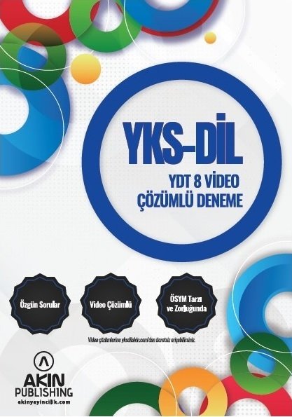 Akın Dil YKS DİL YDT 8 Deneme Video Çözümlü Akın Publishing