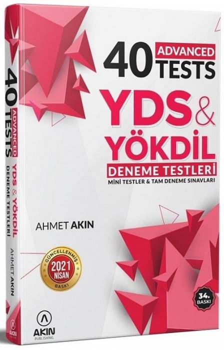 Akın Publishing YÖKDİL YDS İngilizce 40 Advanced Tests Akın Publishing