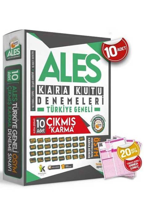 ALES Kara Kutu Türkiye Geneli Karma 10 Deneme Dijital Çözümlü İnformal Yayınları