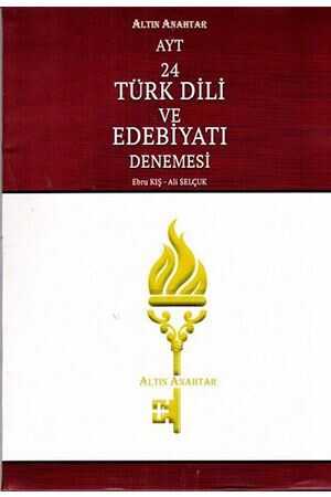 Altın Anahtar YKS AYT Türk Dili ve Edebiyatı 24 Denemesi Altın Anahtar Yayınları