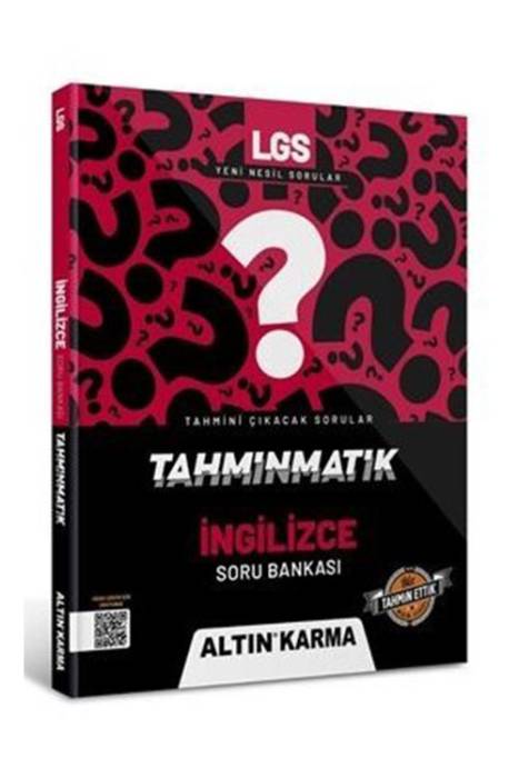 Altın Karma 8. Sınıf LGS İngilizce Tahminmatik Soru Bankası Altın Karma Yayınları