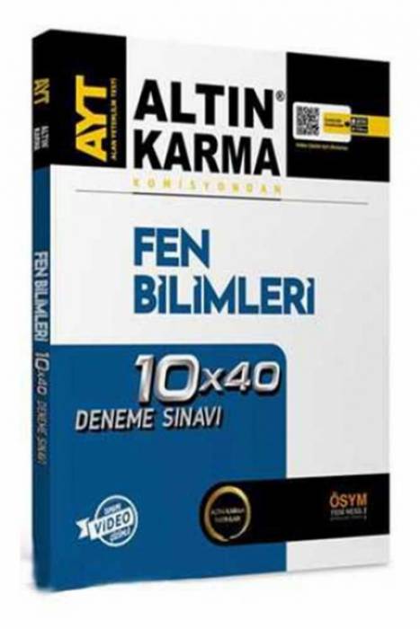 Altın Karma AYT Fen Bilimleri 10x40 Deneme Sınavı Altın Karma Yayınları