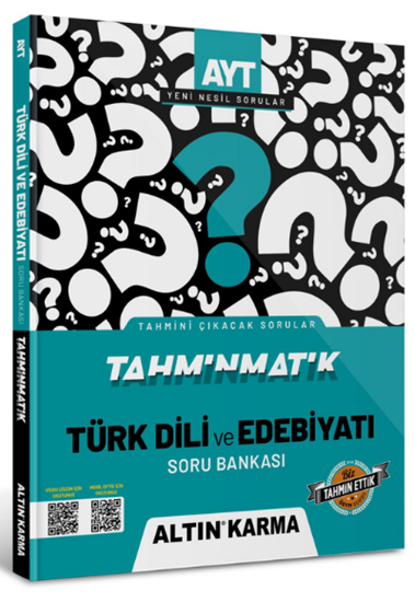Altın Karma YKS AYT Türk Dili ve Edebiyatı Tahminmatik Soru Bankası Altın Karma Yayınları