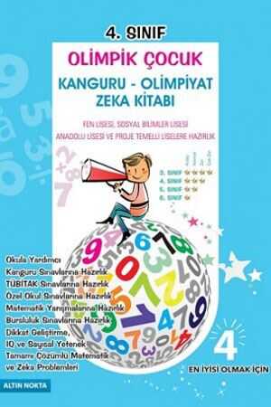 Altın Nokta 4. Sınıf Olimpik Çocuk Bilsem Kanguru Olimpiyat Zeka Kitabı Altın Nokta Yayınları