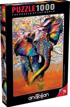 Anatolian Puzzle 1000 Parça Afrika Renkleri / African Colours ANA.1054 - Thumbnail