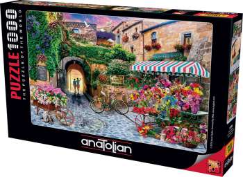 Anatolian Puzzle 1000 Parça Çiçek Pazarı / The Flower Market ANA.1066 - Thumbnail