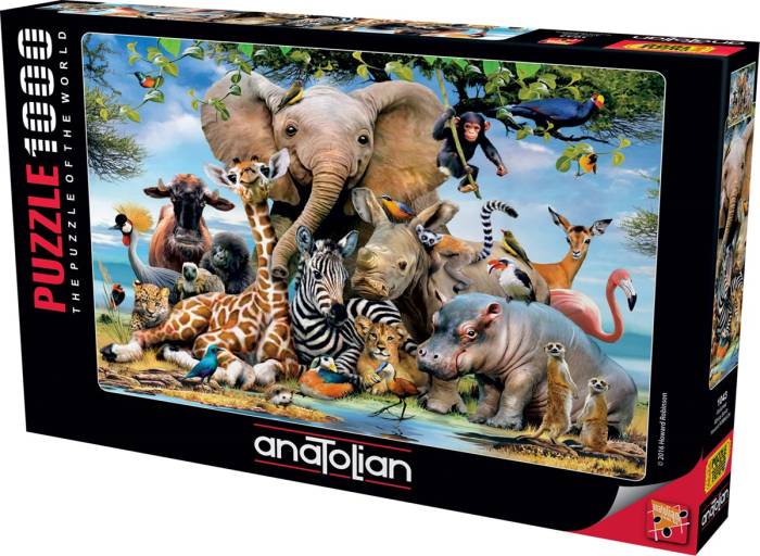 Anatolian Puzzle 1000 Parça Gülümse / Africa Smile ANA.1043
