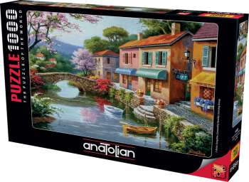 Anatolian Puzzle 1000 Parça Hediyelik Eşya Dükkanı / Quaint Village Shops ANA.1053 - Thumbnail