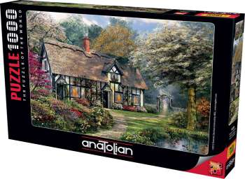 Anatolian Puzzle 1000 Parça Bahçenin Renkleri / Victorian Garden ANA.1020 - Thumbnail