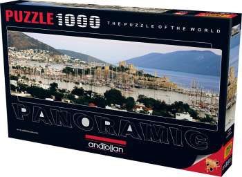 Anatolian Puzzle 1000 Parça Panoramik Bodrum ANA.3126 - Thumbnail