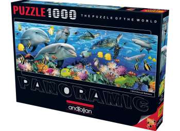 Anatolian Puzzle 1000 Parça Panoramik Denizin Altında / Undersea ANA.1009 - Thumbnail