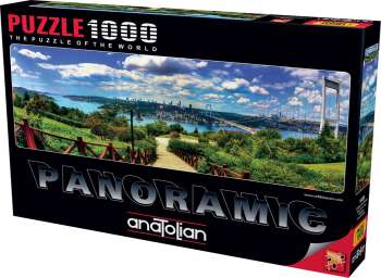 Anatolian Puzzle 1000 Parça Panoramik Otağtepe'den Boğaz / Bosphorus from Otağtepe ANA.1028 - Thumbnail