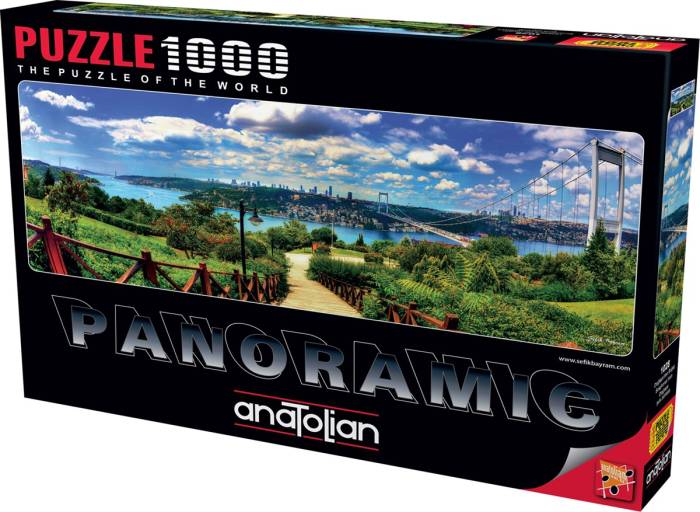 Anatolian Puzzle 1000 Parça Panoramik Otağtepe'den Boğaz / Bosphorus from Otağtepe ANA.1028