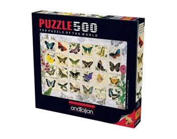 Anatolian Puzzle 500 Parça Kelebekler 3583 - Thumbnail