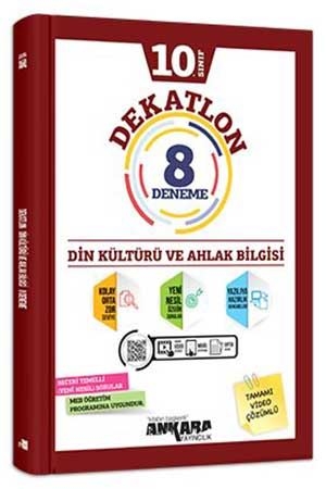 Ankara 10. Sınıf Din Kültürü ve Ahlak Bilgisi Dekatlon 8 Deneme Ankara Yayıncılık