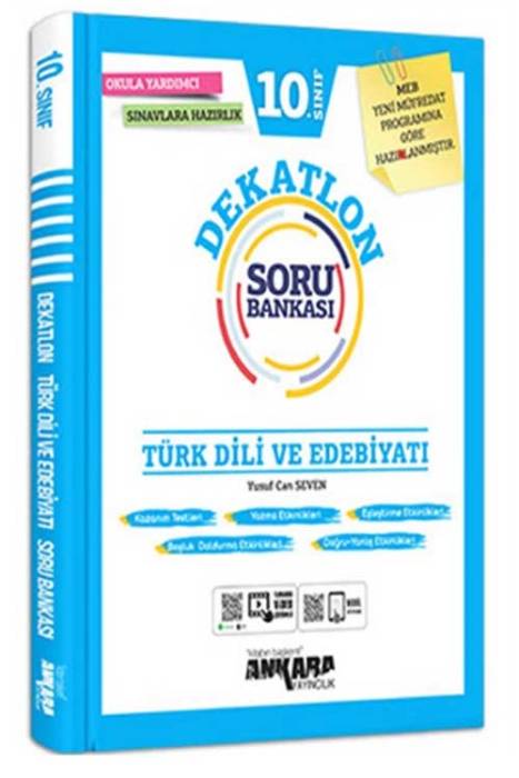 Ankara 10. Sınıf Türk Dili ve Edebiyatı Dekatlon Soru Bankası Ankara Yayıncılık