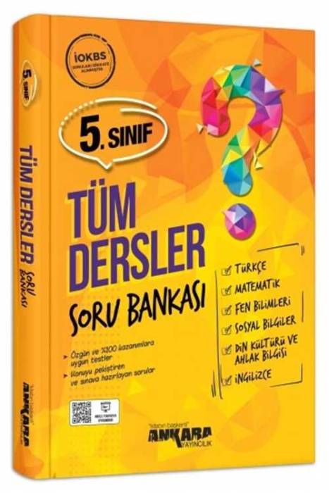 Ankara 5. Sınıf Tüm Dersler Soru Bankası Ankara Yayıncılık