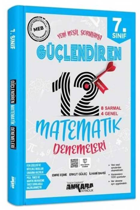 Ankara 7. Sınıf Matematik 12 Güçlendiren Deneme Ankara Yayıncılık