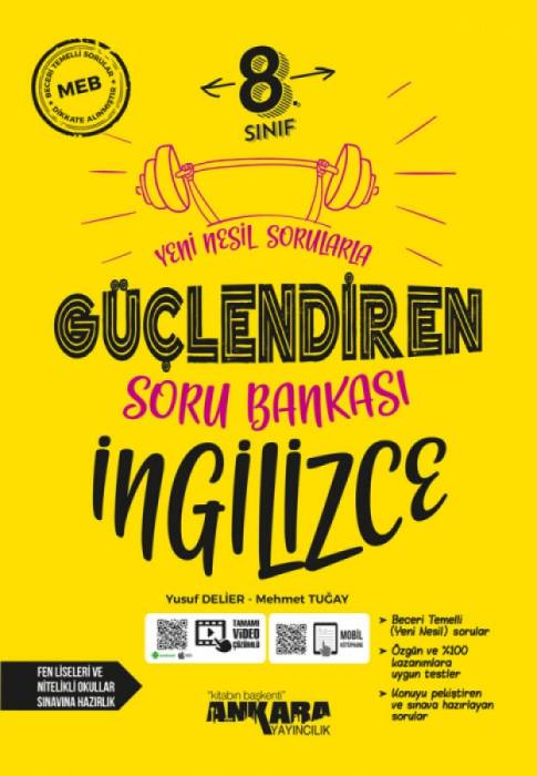 Ankara 8. Sınıf İngilizce Güçlendiren Soru Bankası Ankara Yayıncılık