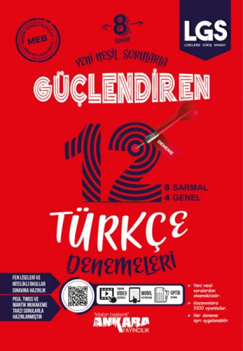 Ankara 8. Sınıf Türkçe Güçlendiren Denemeleri Ankara Yayıncılık