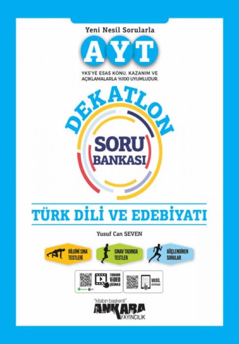 Ankara AYT Türk Dili ve Edebiyatı DEKALTON Soru Bankası Ankara Yayıncılık