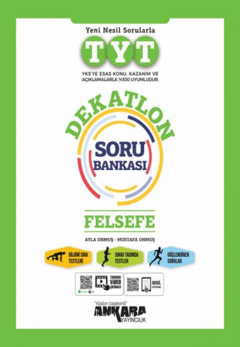 Ankara TYT Felsefe DEKALTON Soru Bankası Ankara Yayıncılık