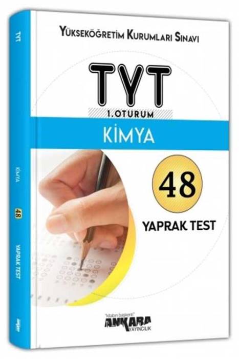 Ankara YKS TYT Kimya 48 Yaprak Test Ankara Yayıncılık