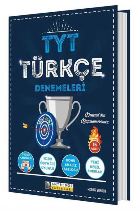 Antrenör TYT Türkçe 15 Deneme Antrenör Yayınları