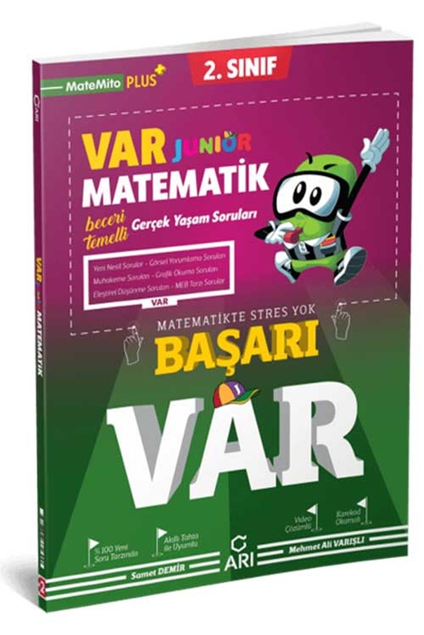 Arı 2. Sınıf Matematik Junior VAR Soru Bankası Arı Yayıncılık