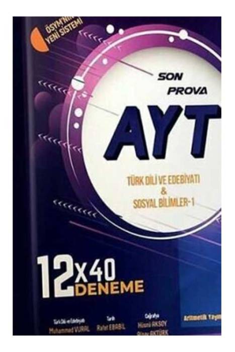 Aritmetik Son Prova AYT Türk Dili & Sosyal Deneme Aritmetik Yayınları