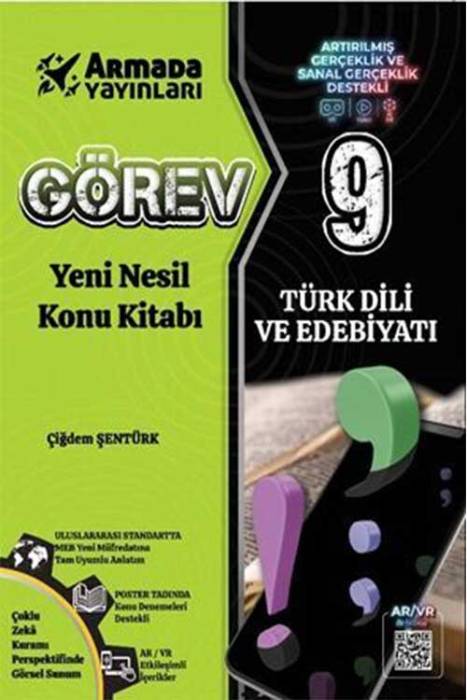 Armada 9. Sınıf Görev Türk Dili ve Edebiyatı Yeni Nesil Konu Kitabı Armada Yayınları