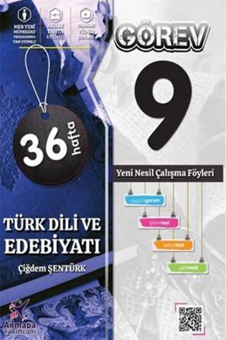 Armada 9. Sınıf Türk Dili ve Edebiyatı Görev Çalışma Föyleri Armada Yayınları