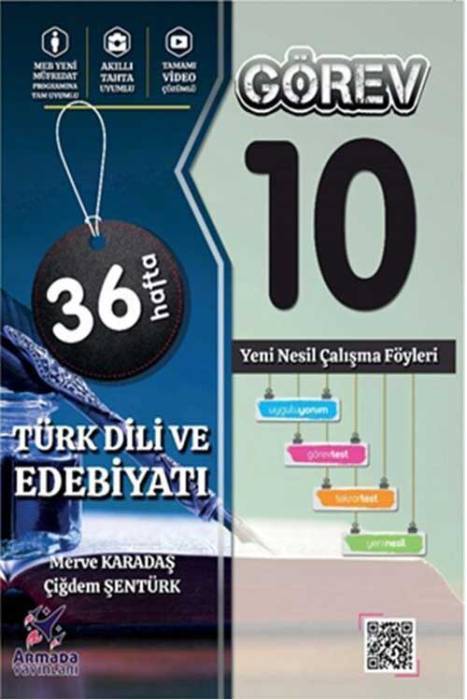Armada Görev 10. Sınıf Türk Dili ve Edebiyatı Çalışma Föyleri Armada Yayınları