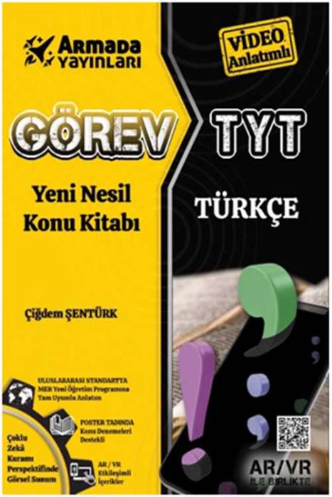 Armada Görev TYT Türkçe Yeni Nesil Konu Kitabı Armada Yayınları
