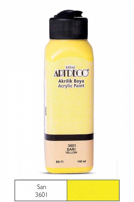 Artdeco Akrilik Boya 140 ml 3601 Sarı