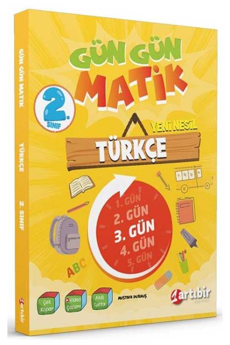 Artıbir 2. Sınıf Türkçe Gün Gün Matik Soru Bankası Artıbir Yayınları