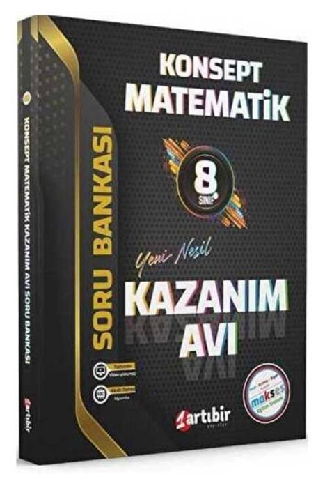 Artıbir 8. Sınıf Konsept Matematik Kazanım Avı Soru Bankası Artıbir Yayınları