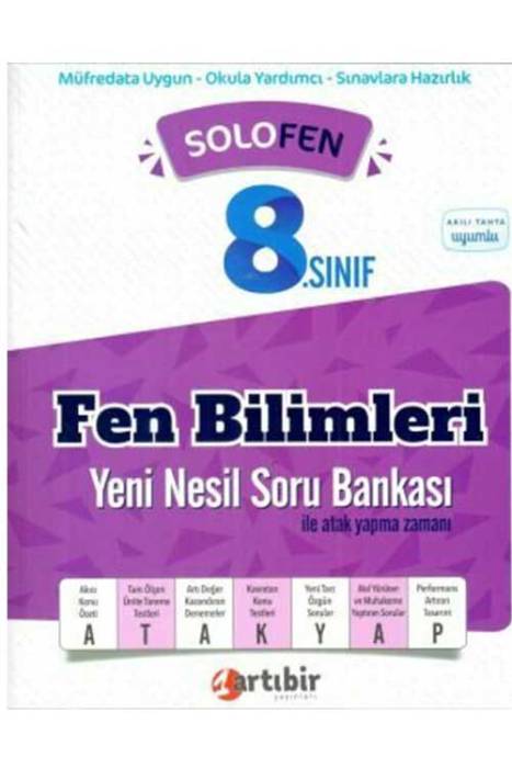 Artıbir 8. Sınıf Solo Fen Bilimleri Yeni Nesil Soru Bankası Artıbir Yayınları