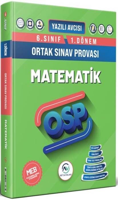 Av Akıllı Versiyon Yayınları 6. Sınıf Matematik 1. Dönem OSP Orta Sınav Provası